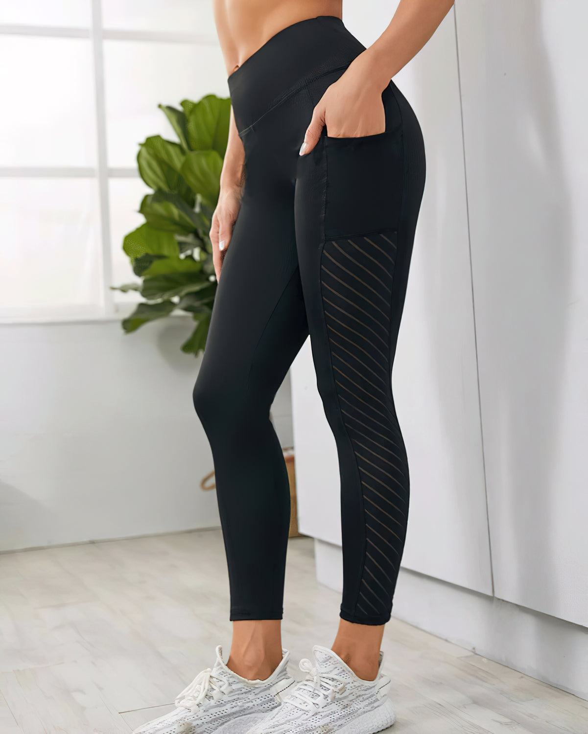 Reebok dance sale mesh leggings