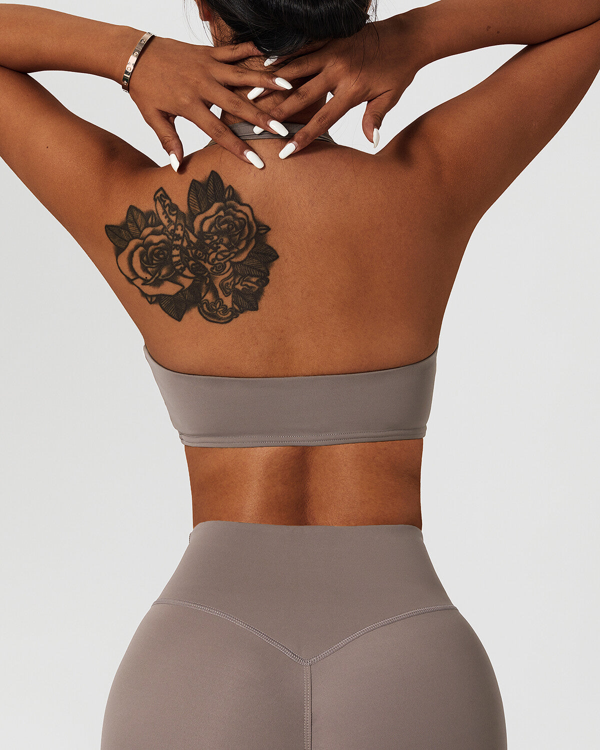 Adalee Sports Bra - Taupe