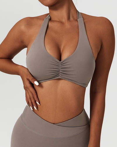 Adalee Sports Bra - Taupe