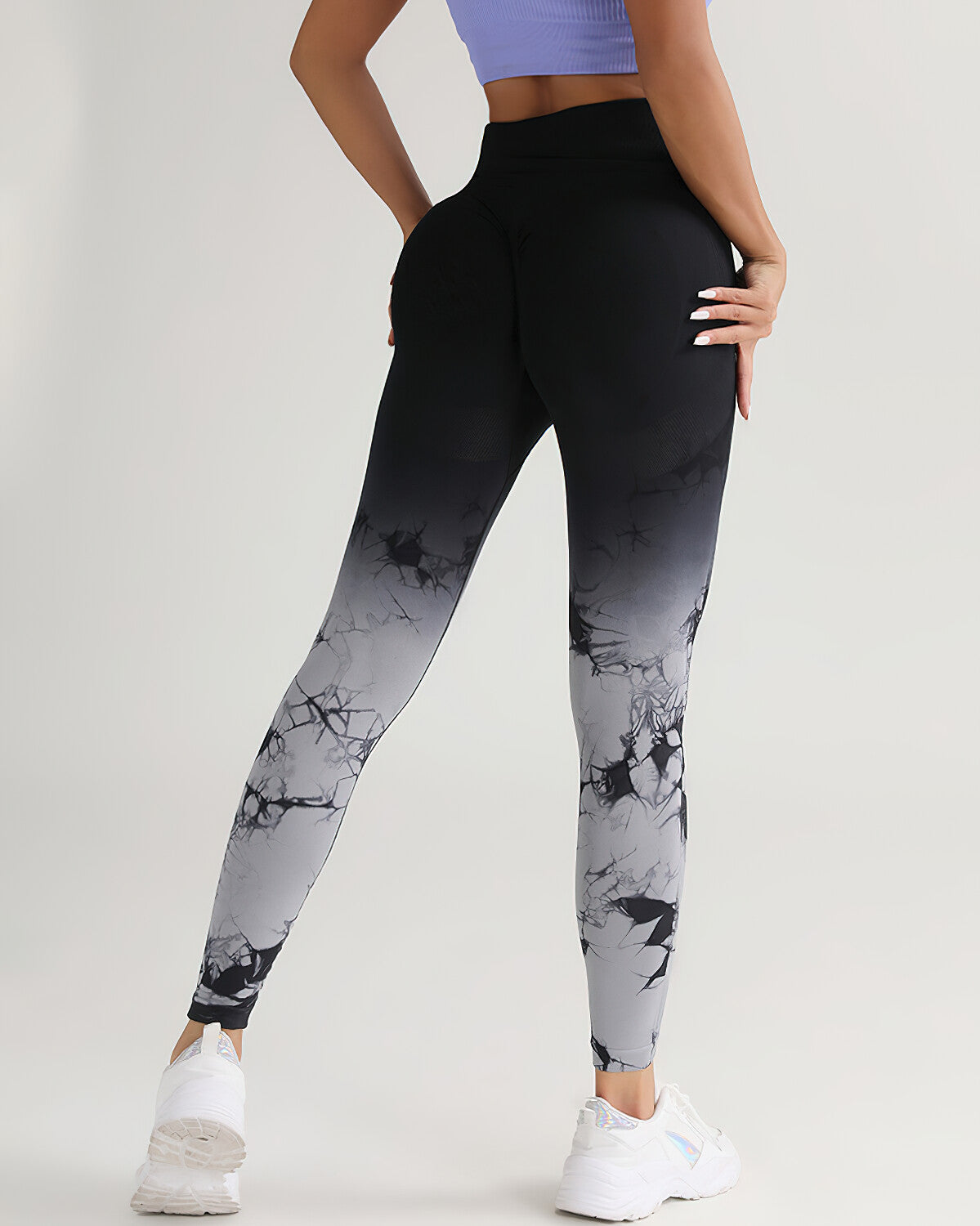 Adrianna Seamless Scrunch Leggings - Grey – Amelia Activewear