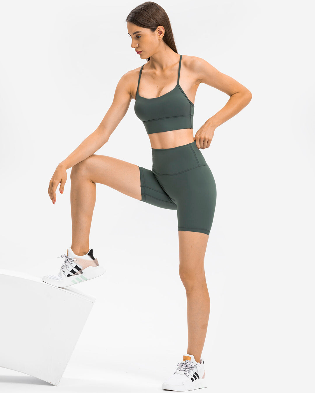 Aleah Seamless Shorts - Eucalyptus