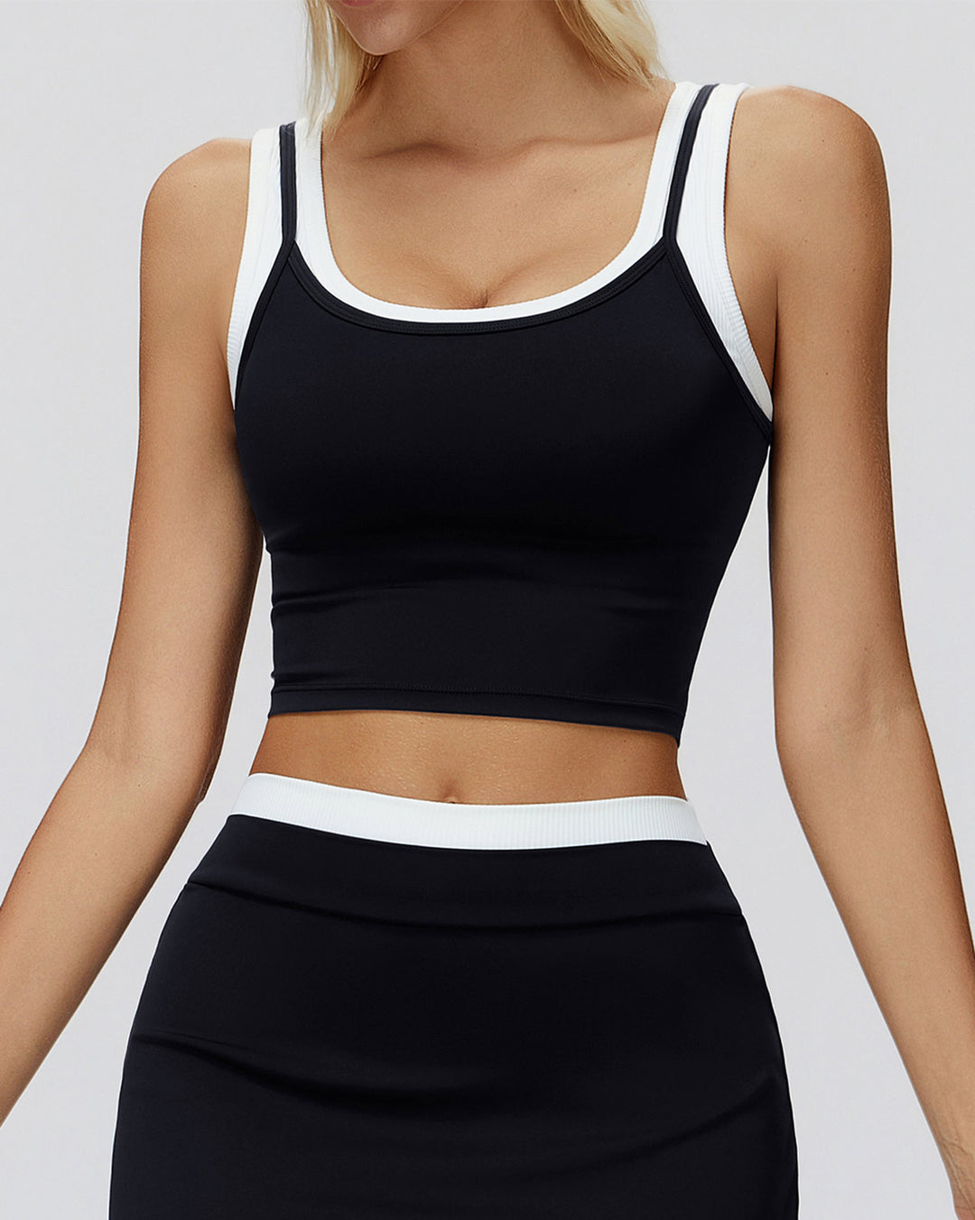 Alessia Crop Top - Black