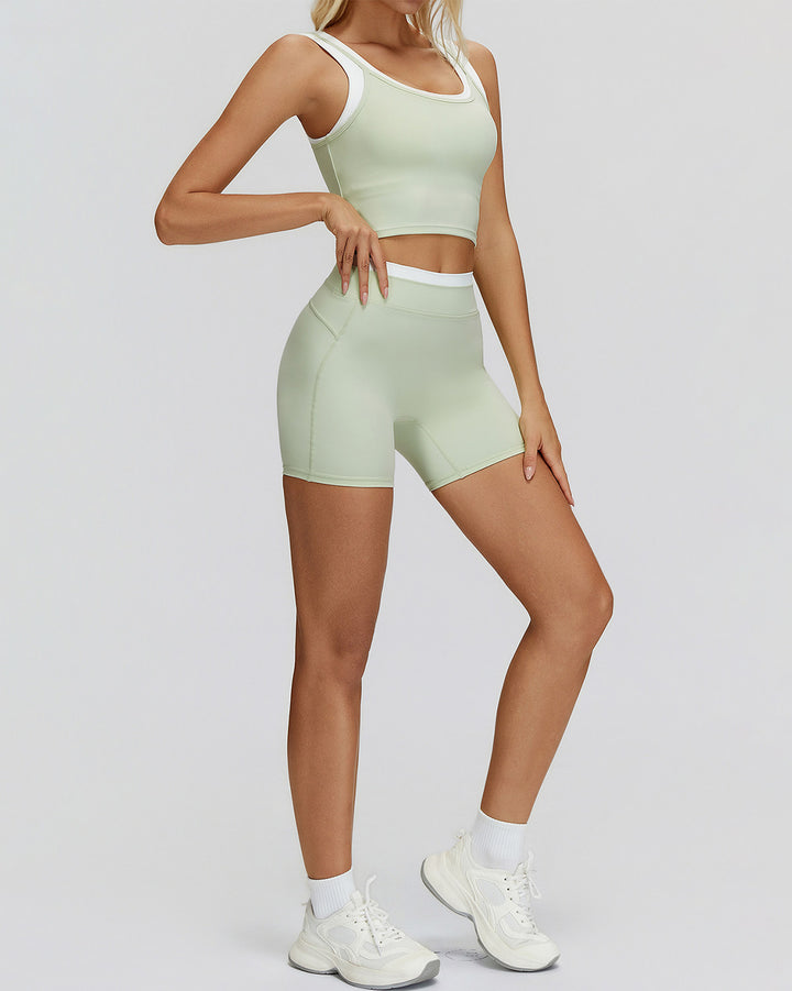 Alessia Crop Top - Green