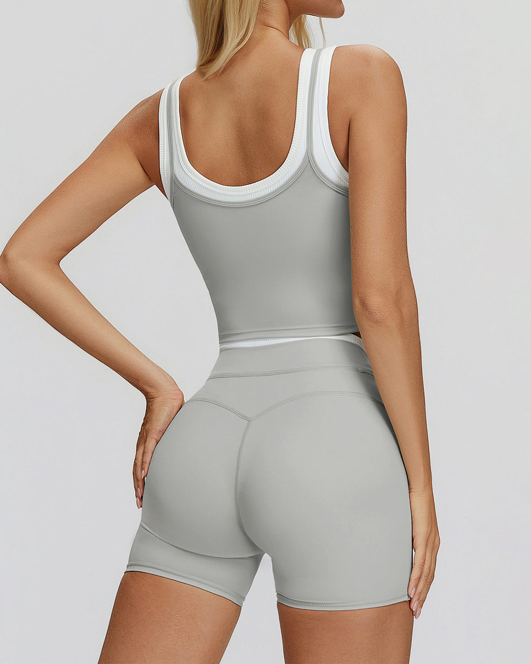 Alessia Crop Top - Grey