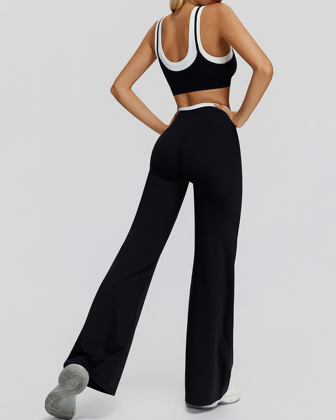 Alessia Flare Leggings - Black
