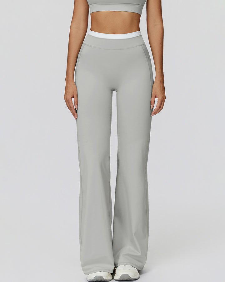 Alessia Flare Leggings - Grey