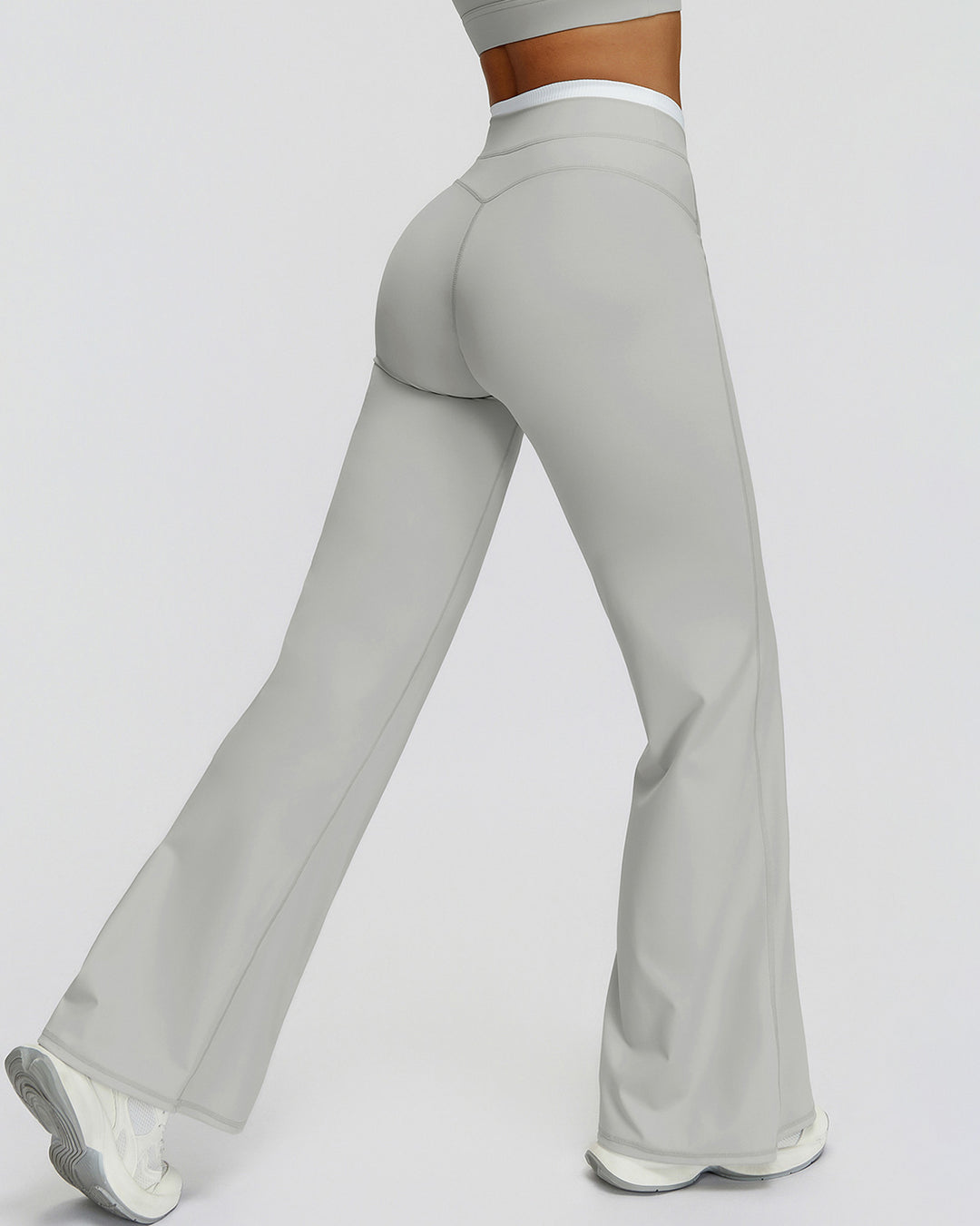 Alessia Flare Leggings - Grey