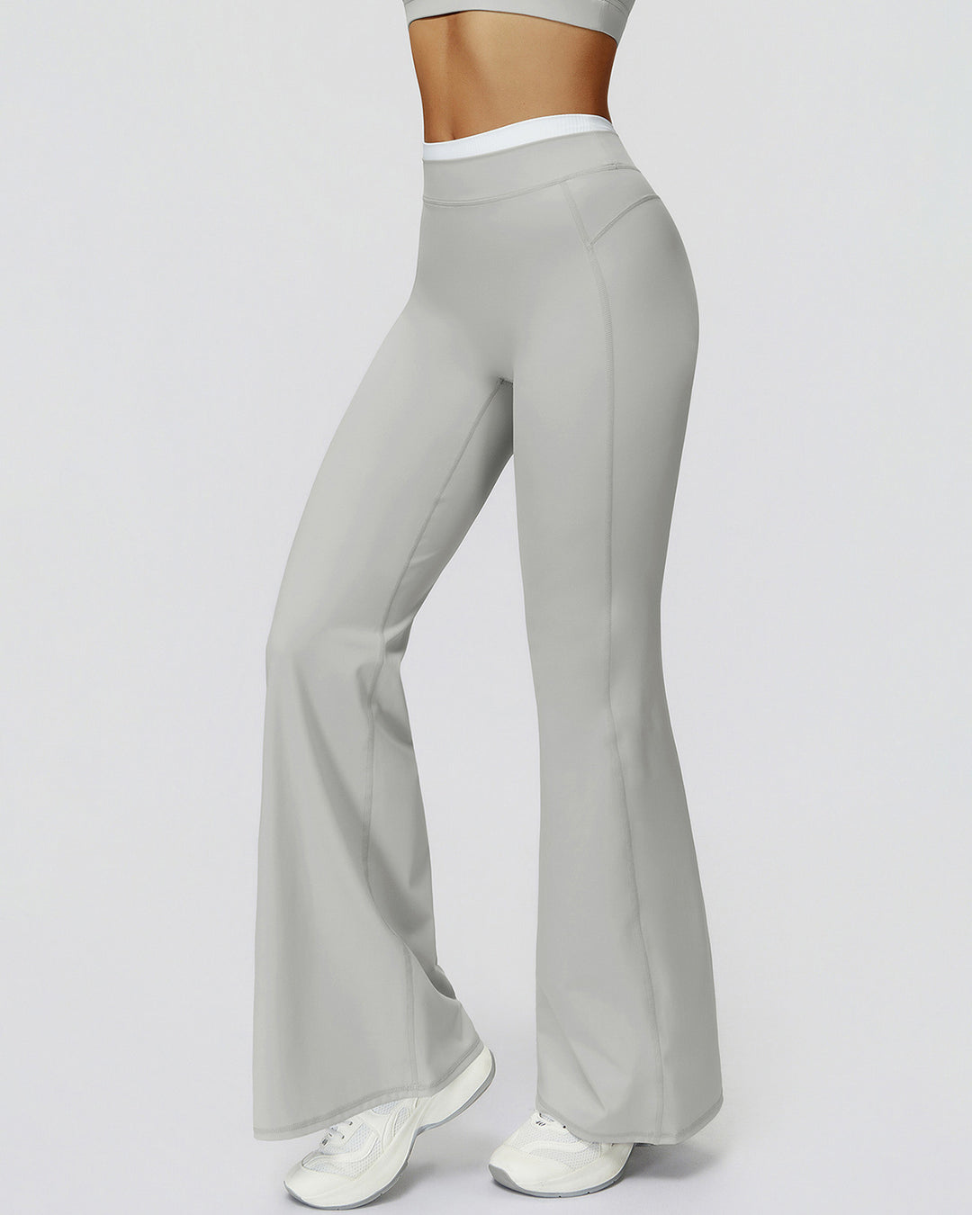 Alessia Flare Leggings - Grey