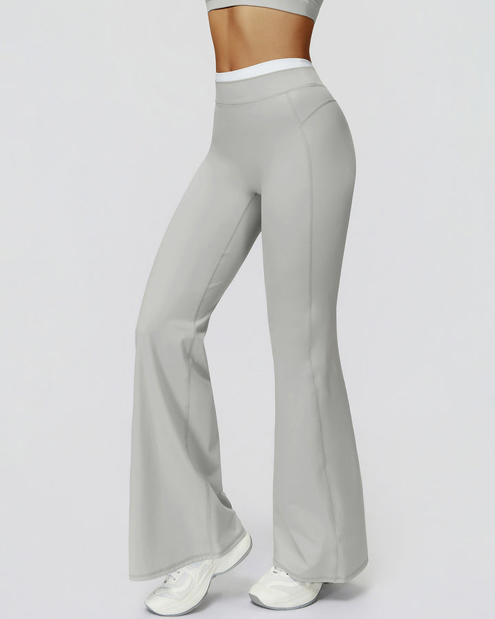 Alessia Flare Leggings - Grey