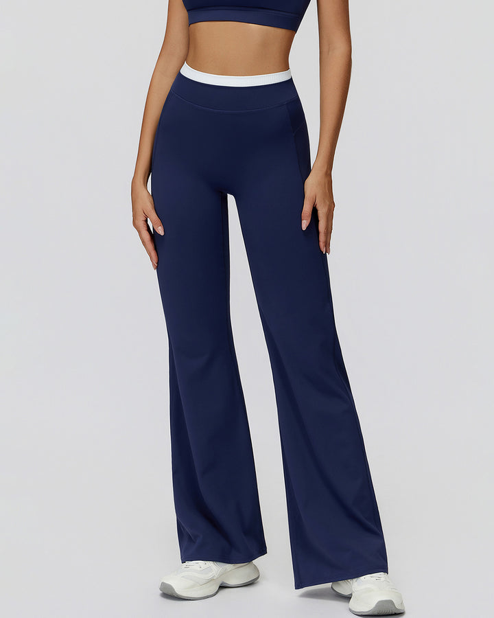 Alessia Flare Leggings - Navy