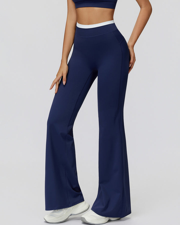 Alessia Flare Leggings - Navy