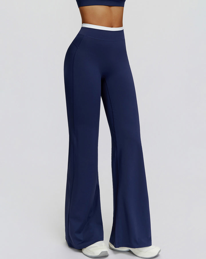 Alessia Flare Leggings - Navy