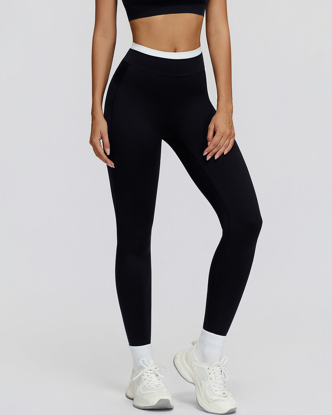 Alessia Seamless Leggings - Black