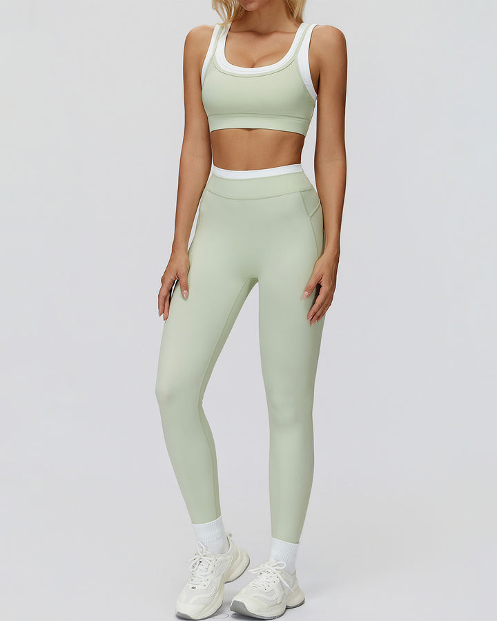 Alessia Seamless Leggings - Green