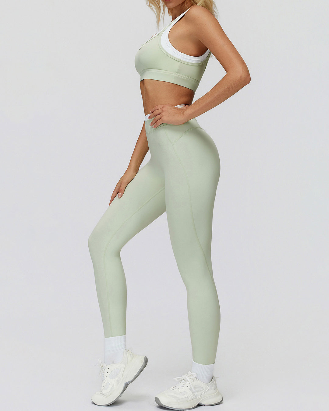 Alessia Seamless Leggings - Green