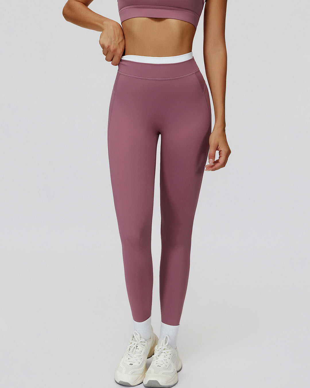 Alessia Seamless Leggings - Old Rose