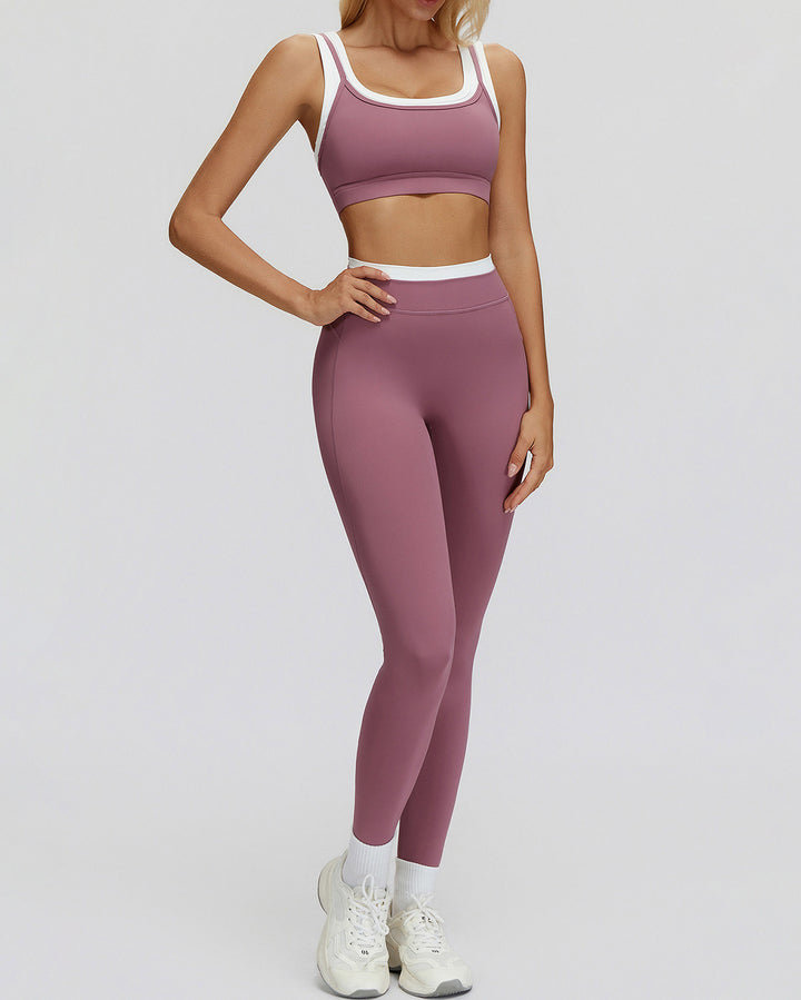 Alessia Seamless Leggings - Old Rose