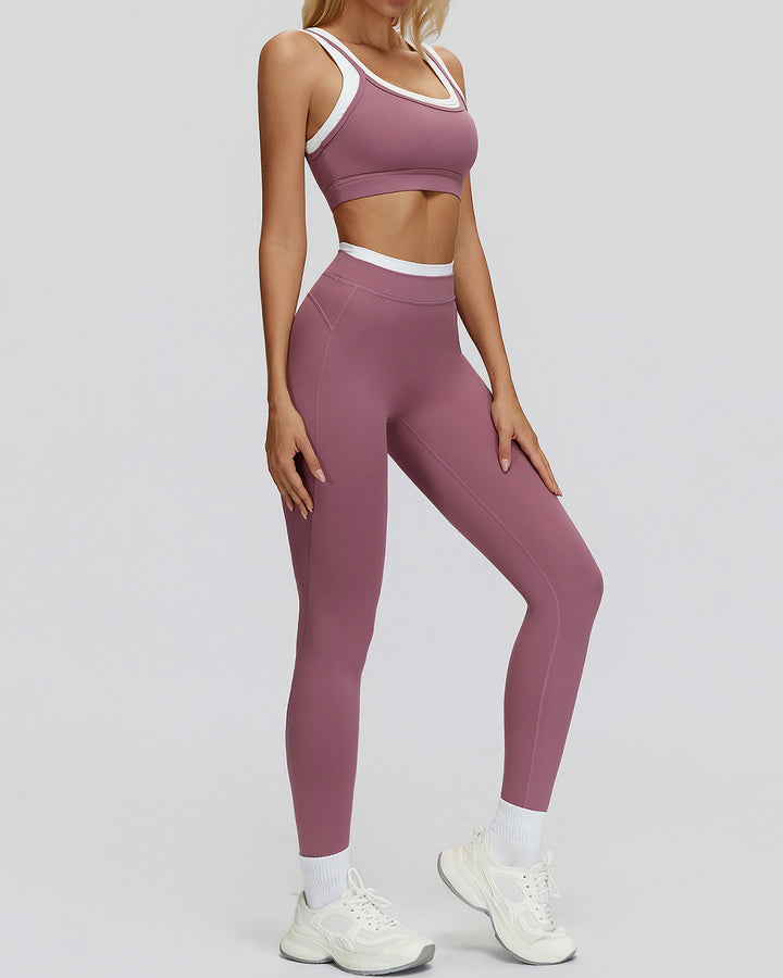 Alessia Seamless Leggings - Old Rose