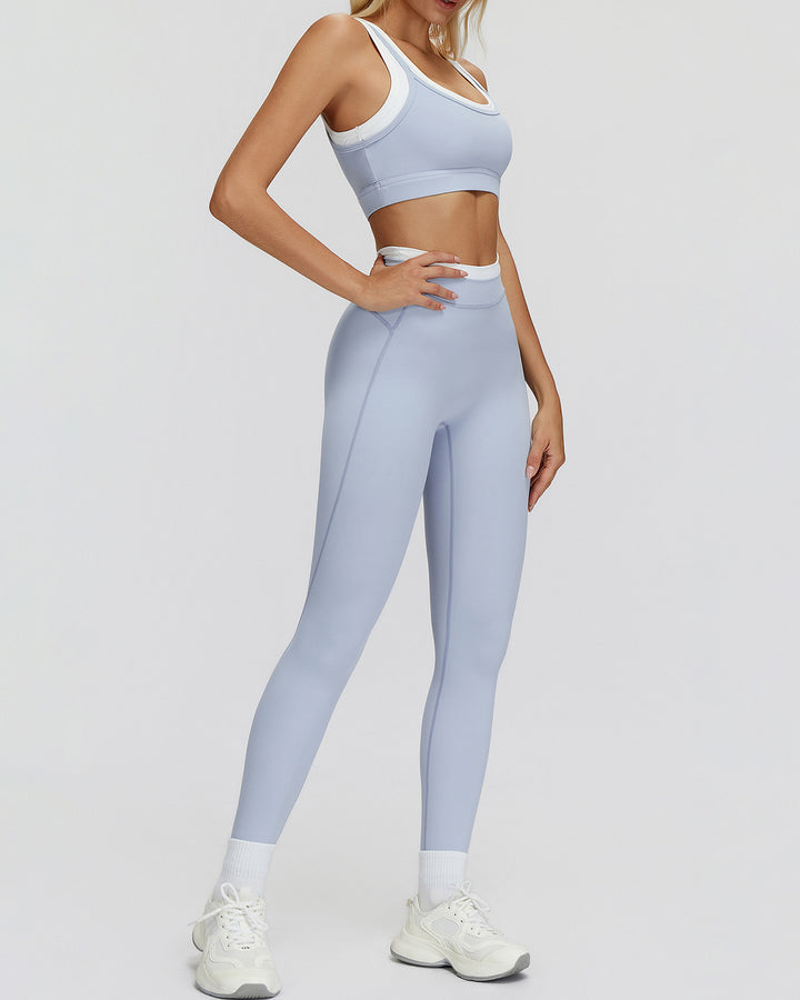 Alessia Seamless Leggings - Sky