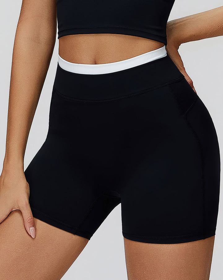 Alessia Seamless Shorts - Black