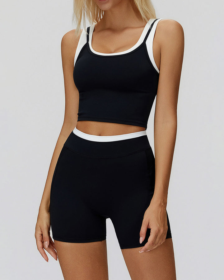 Alessia Seamless Shorts - Black