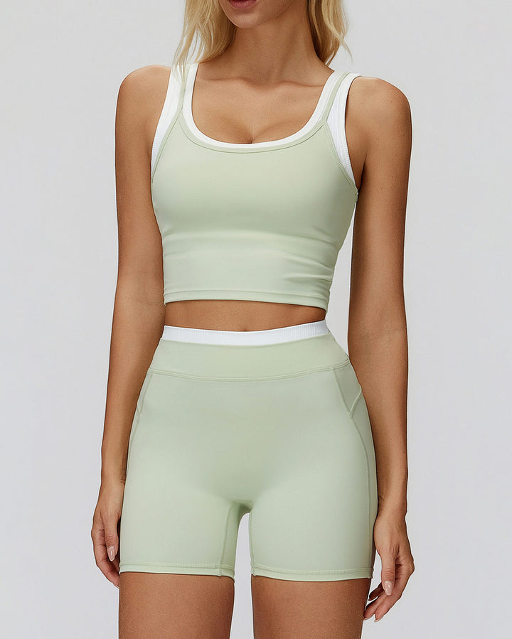 Alessia Seamless Shorts - Green