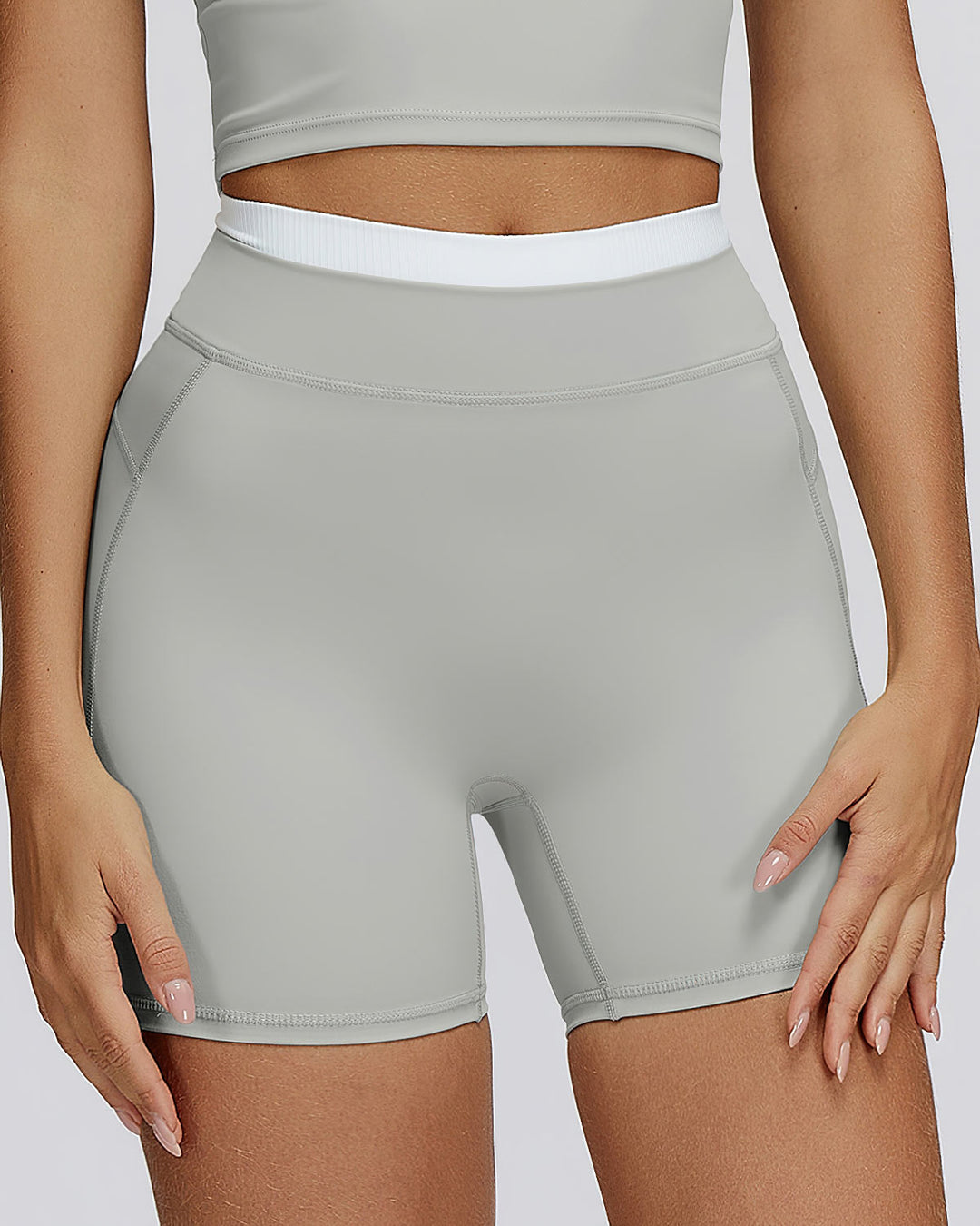 Alessia Seamless Shorts - Grey