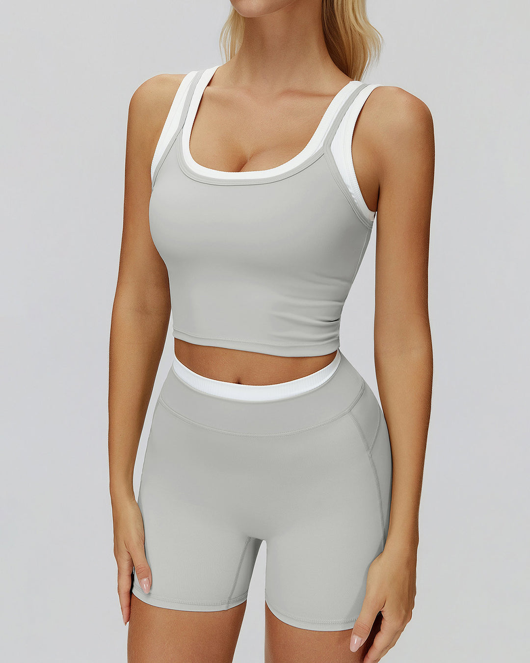 Alessia Seamless Shorts - Grey