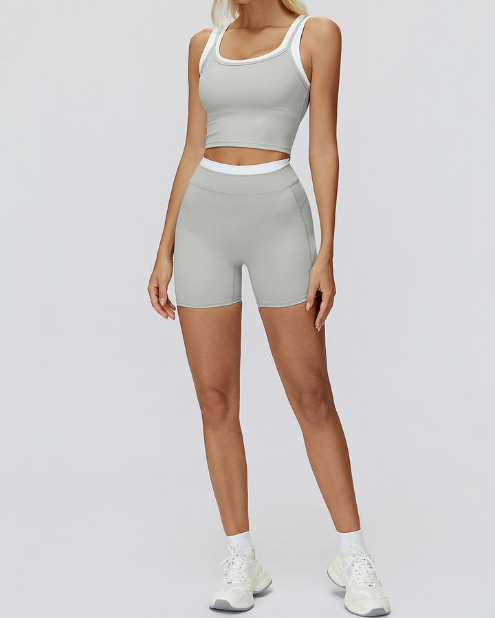 Alessia Seamless Shorts - Grey