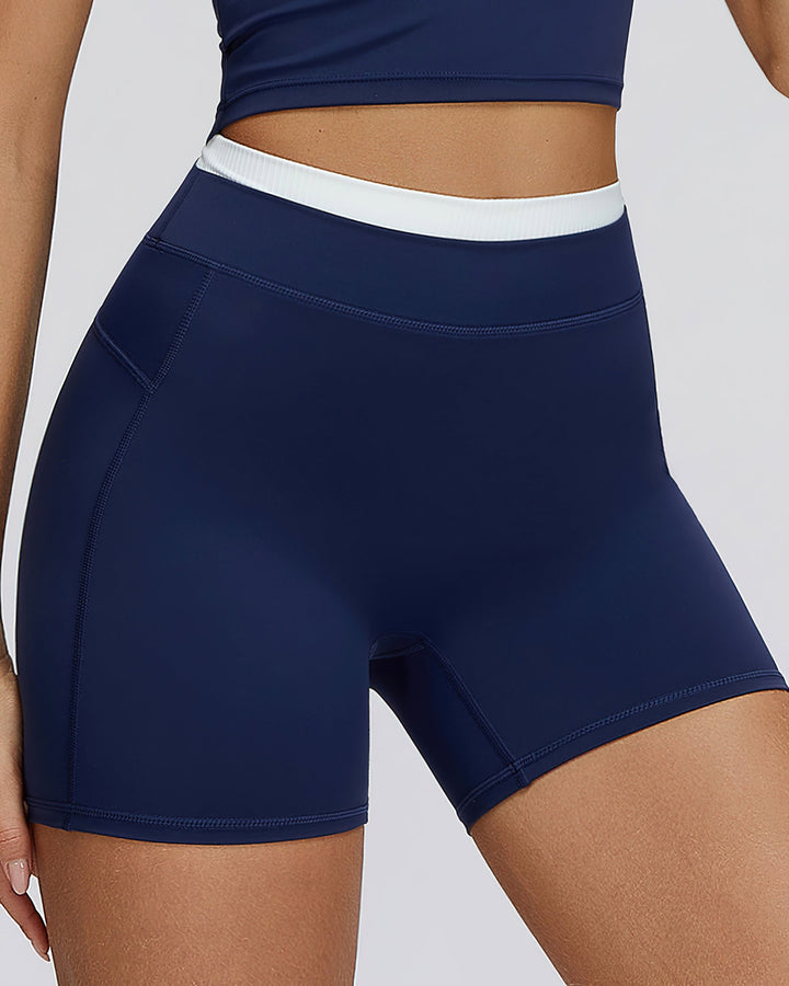 Alessia Seamless Shorts - Navy