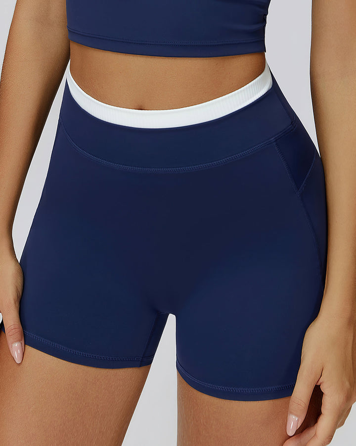 Alessia Seamless Shorts - Navy