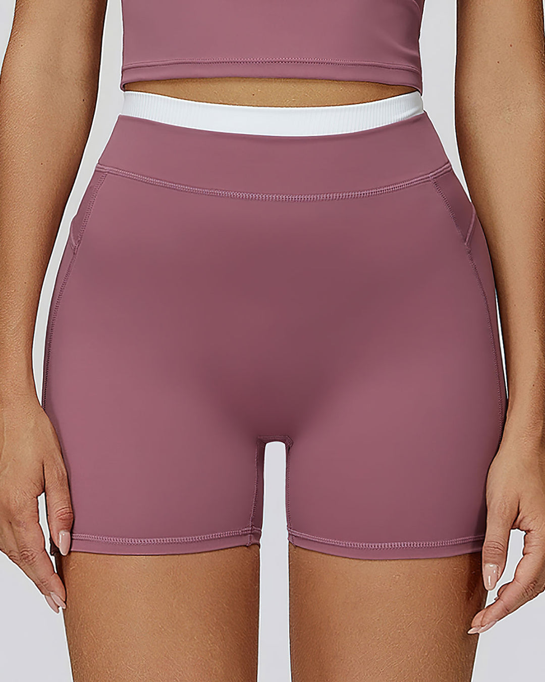 Alessia Seamless Shorts - Old Rose