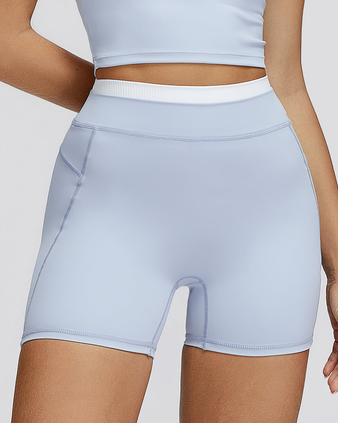 Alessia Seamless Shorts - Sky