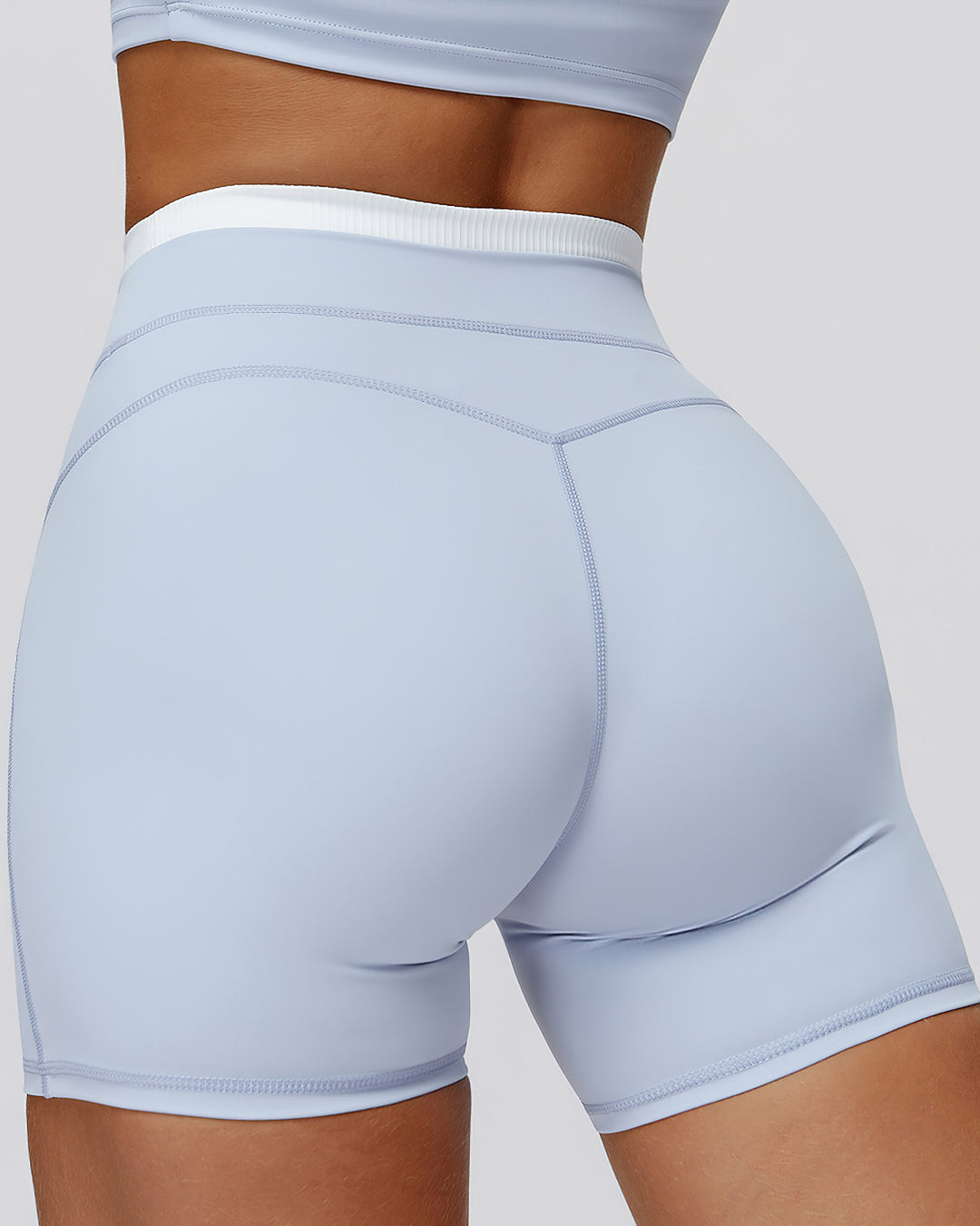 Alessia Seamless Shorts - Sky