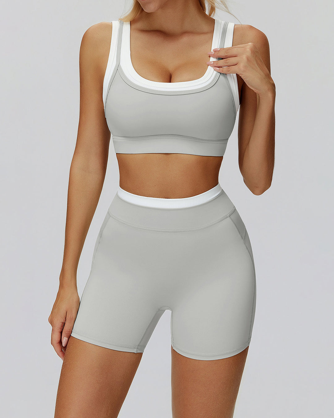 Alessia Sports Bra - Grey