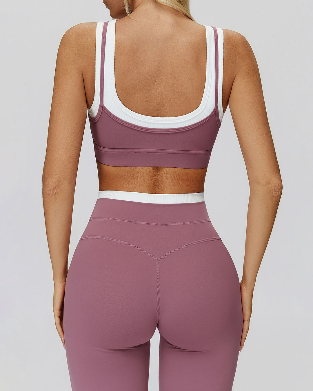Alessia Sports Bra - Old Rose