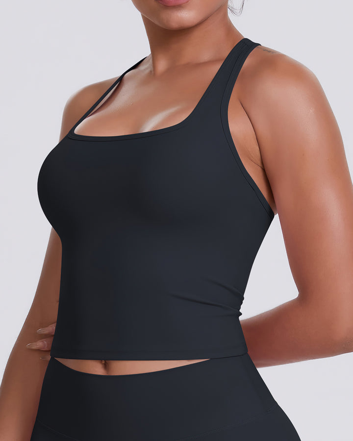 Alina Crop Top - Black