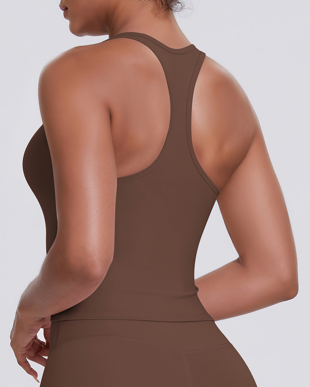 Alina Crop Top - Brown