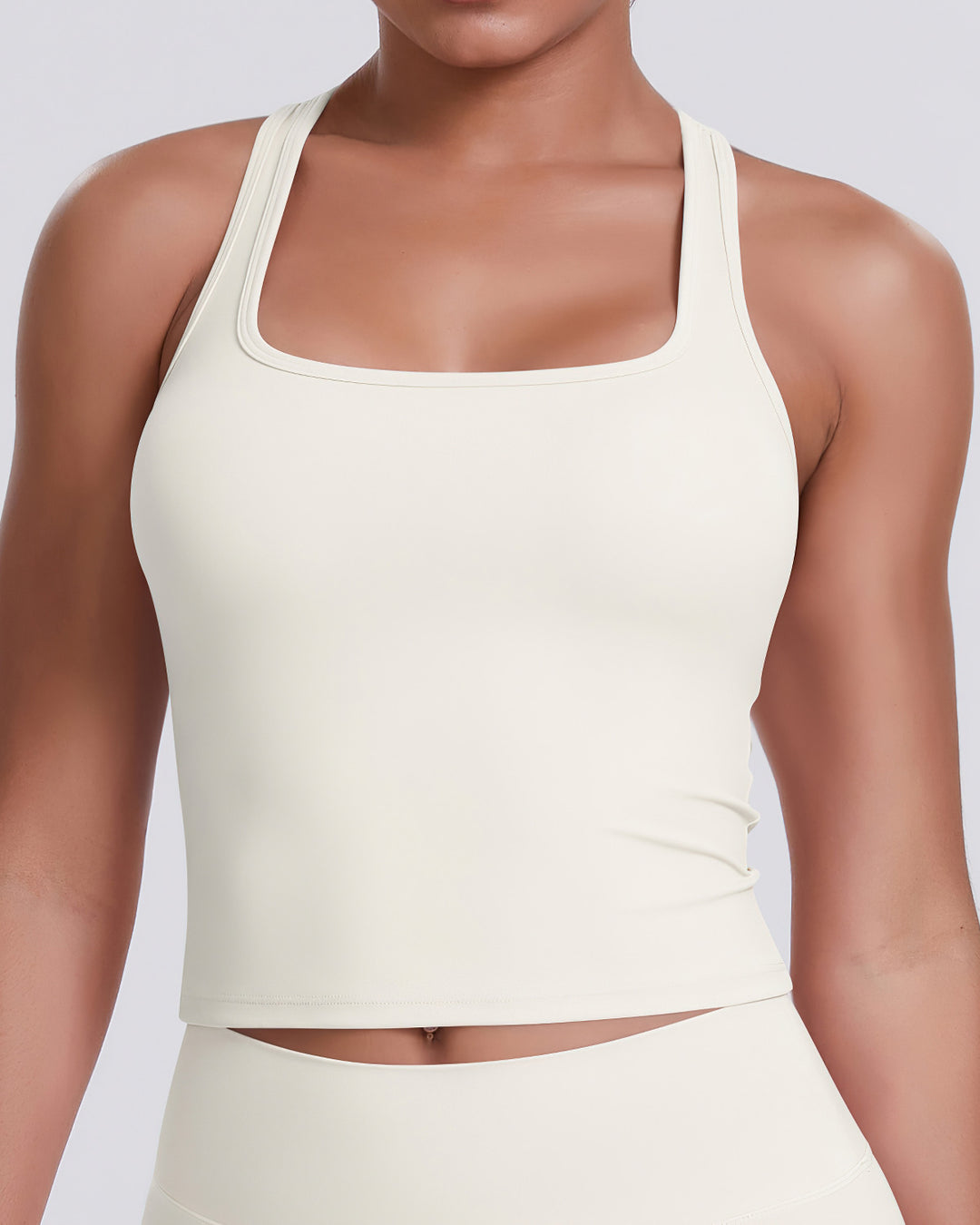 Alina Crop Top - Cloud