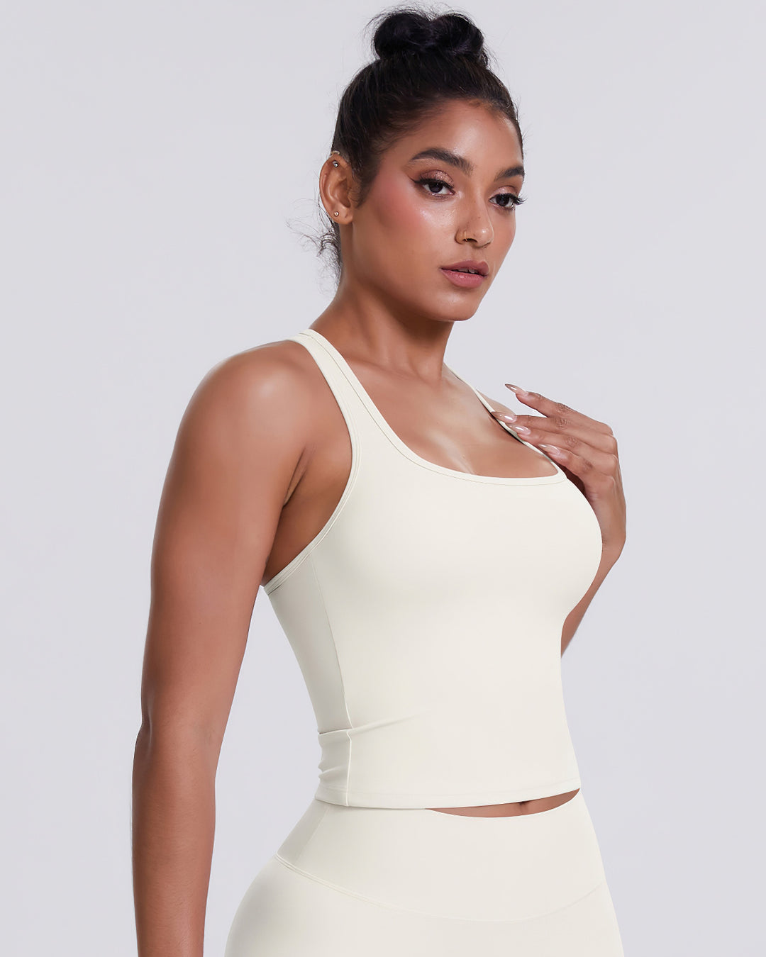 Alina Crop Top - Cloud