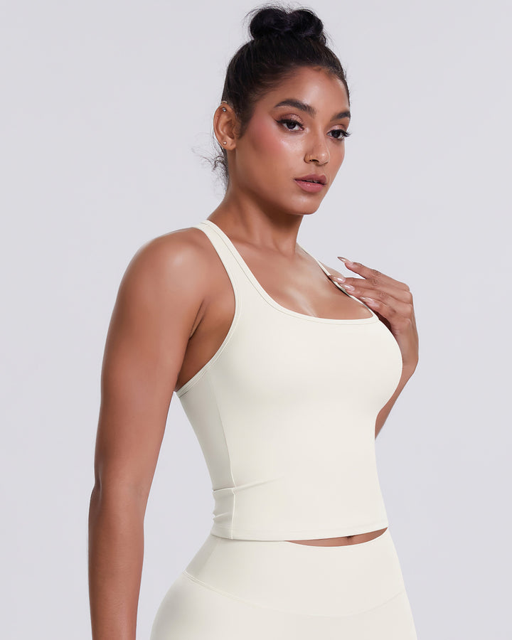Alina Crop Top - Cloud