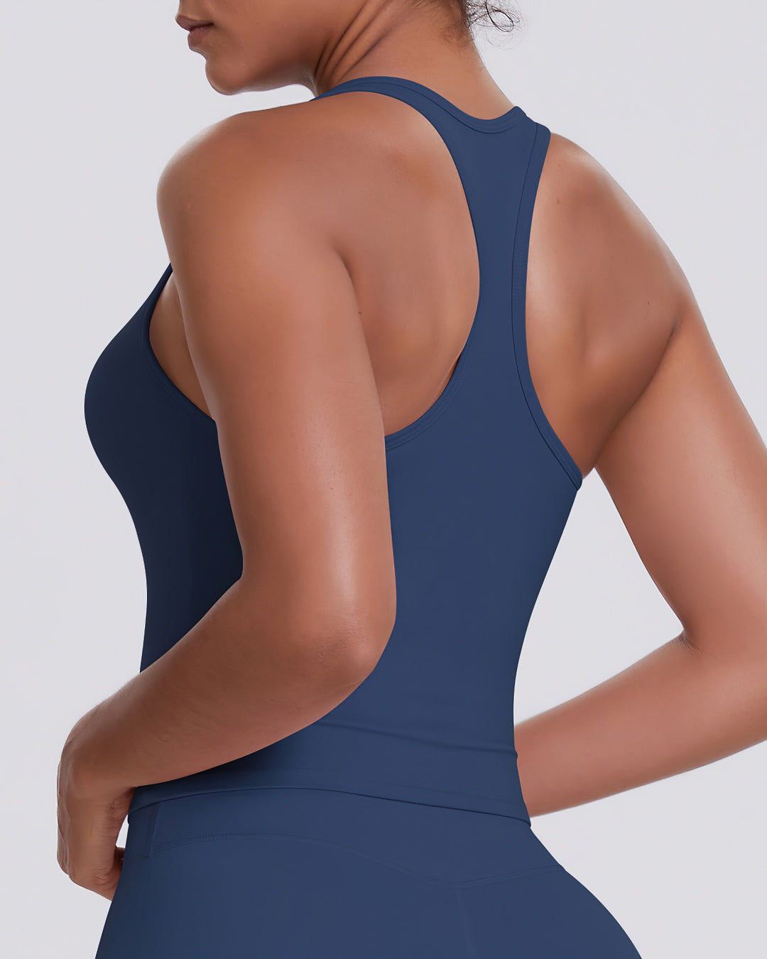 Alina Crop Top - Navy