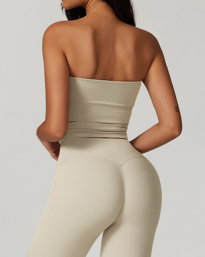 Allegra Tube Top - Beige