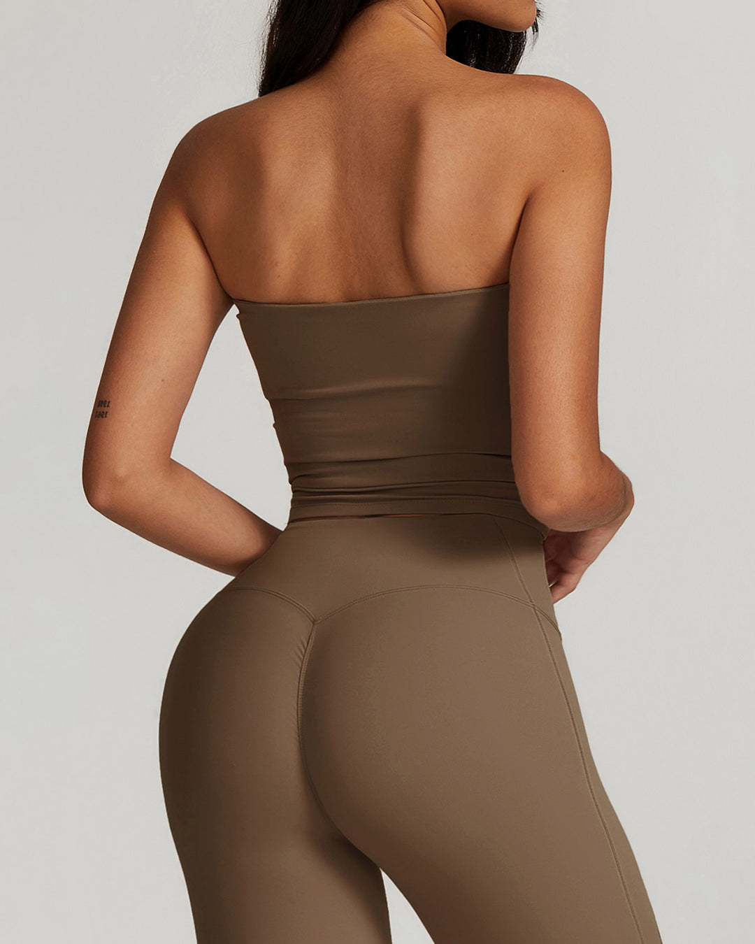 Allegra Tube Top - Brown