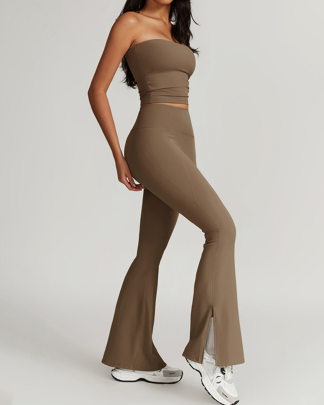 Allegra Tube Top - Brown