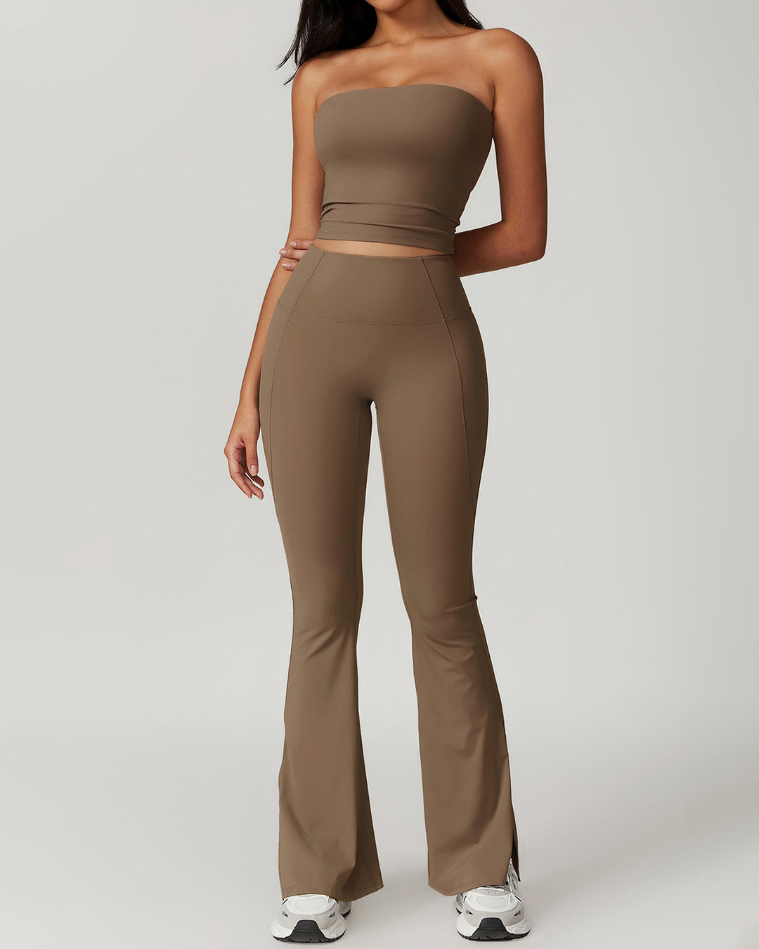 Allegra Tube Top - Brown