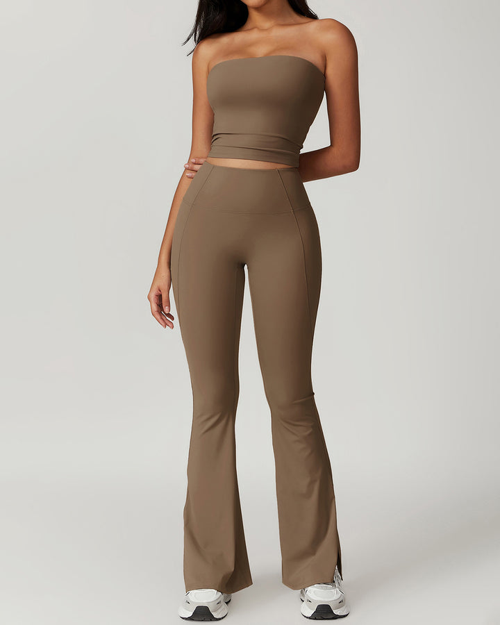 Allegra Tube Top - Brown