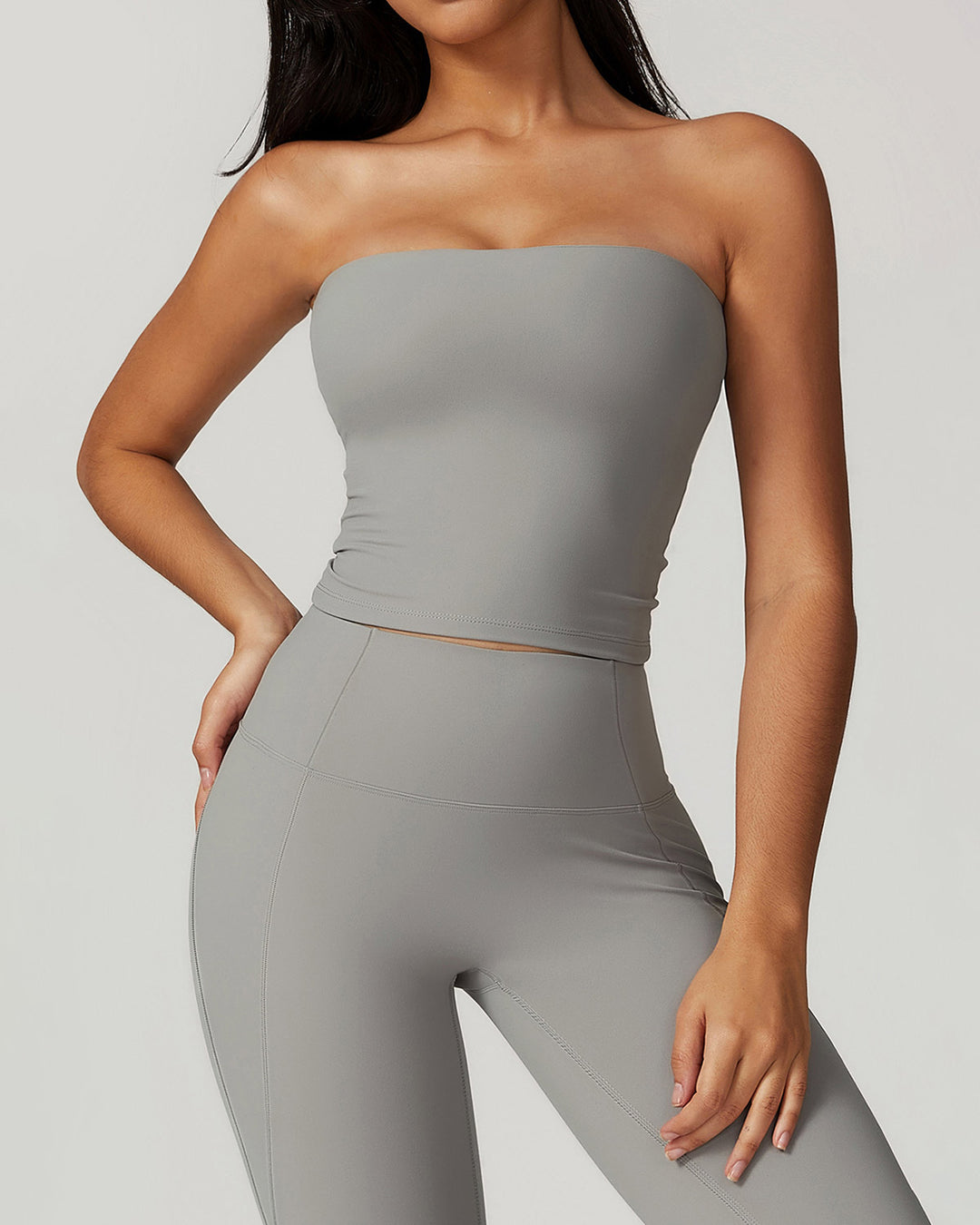 Allegra Tube Top - Grey