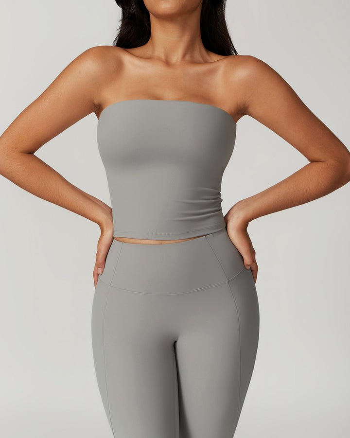 Allegra Tube Top - Grey