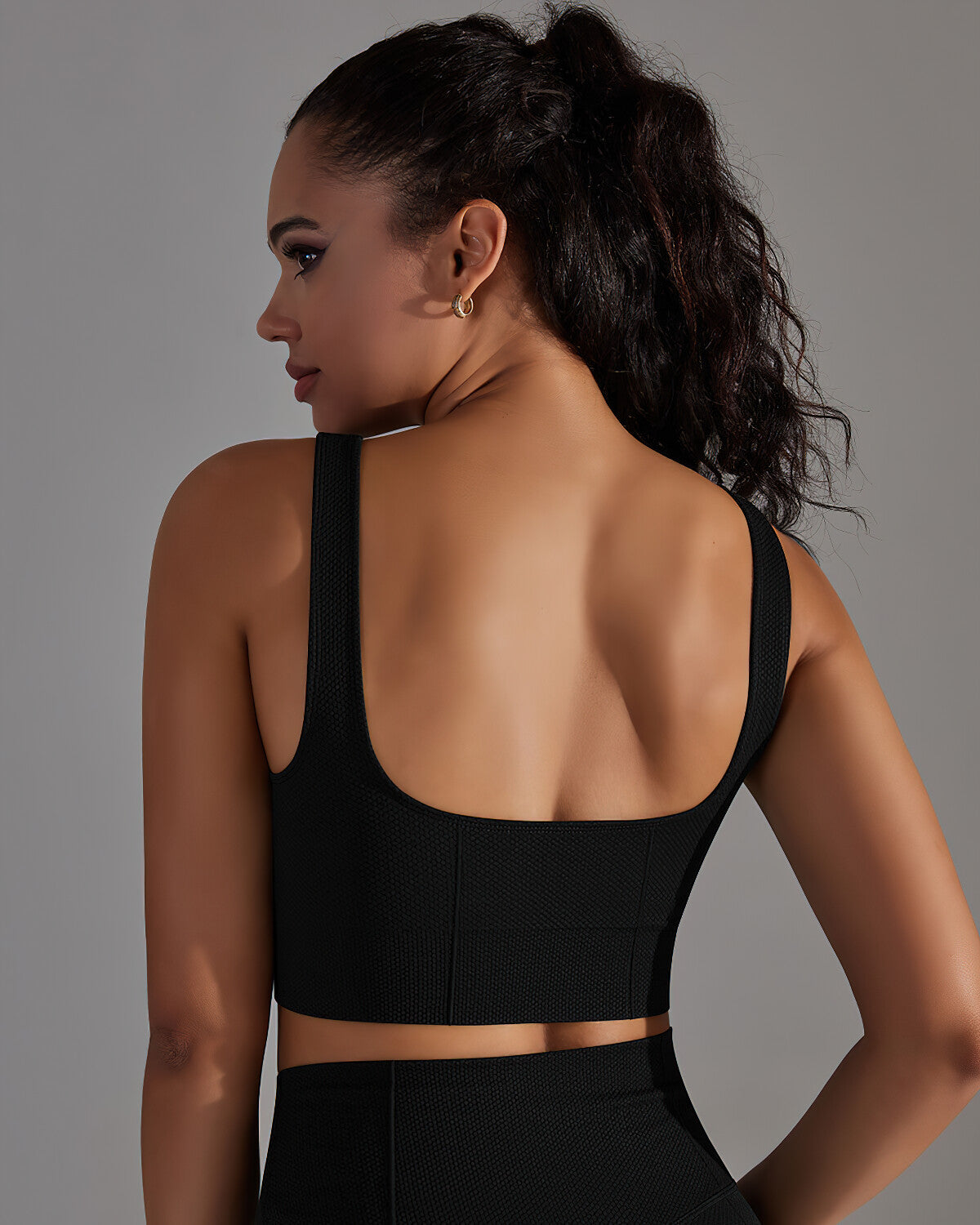 Alodia Flexi-U Sports Bra - Black